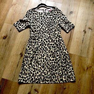 Kate Spade Animal Print Ponte Dress